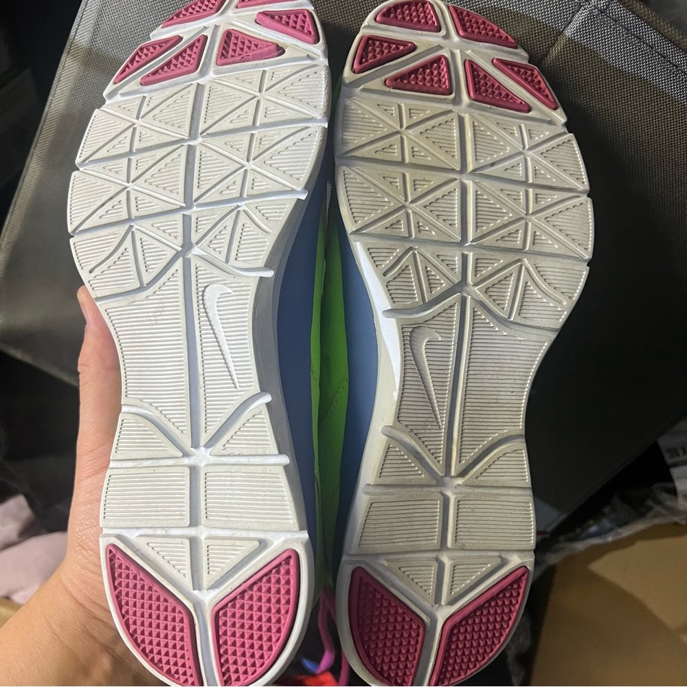Nike Flex Trainer Neon Green - Size 7 - Picture 10 of 10